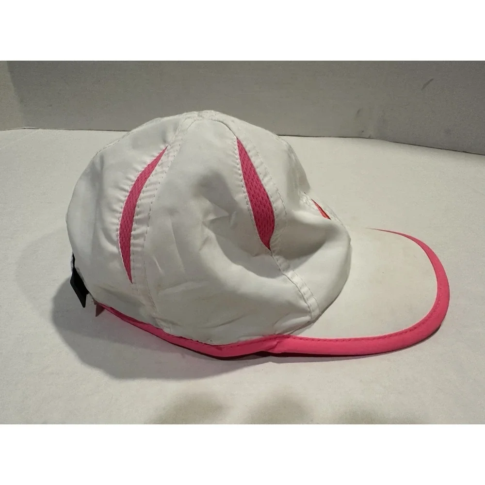 Nike Featherlight Dri Fit Toddler Hat Cap Pink White Light Weight